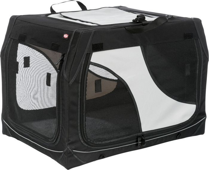 Trixie Box transportowy Vario 20 S: 61x43x46cm nylon czarno-szary