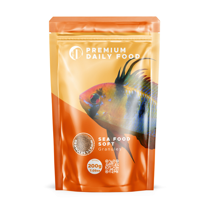 Discus Hobby Premium Daily Food Sea Food soft Granules 200g