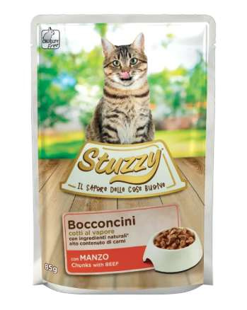 Stuzzy z wołowiną 85g mokra karma dla kota