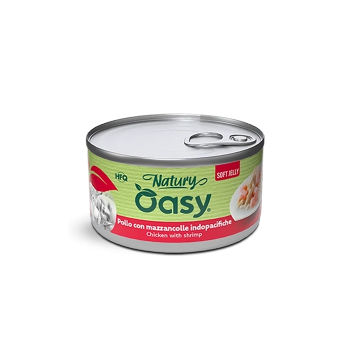 OASY Natury Soft Jelly - Kurczak z krewetkami 150g