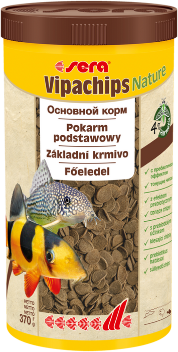 Sera Vipachips Nature 1.000 ml chipsy tonące pokarm podstawowy