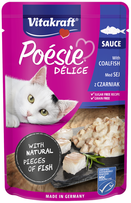 Vitakraft Poesie 85g DELI SAUCE Czarniak