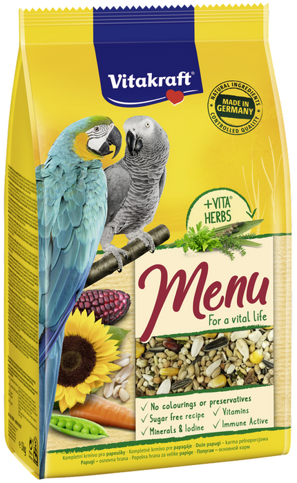 Vitakraft Menu Vital pokarm dla dużych papug 1kg