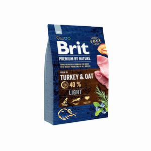 Brit Premium by Nature Light Indyk Owies 3kg sucha karma