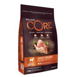 Wellness Core Adult Original dla średnich ras indyk/kurczak 10kg
