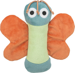 Trixie Motyl zabawka dla psa plusz 22cm z folią szaleszczącą