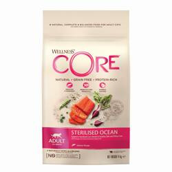 Wellness Core Sterilised Ocean k.sucha d.kota steryl. łosoś 4kg