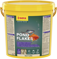 Sera Pond Flakes 10 l płatki -pokarm dla ryb stawowych