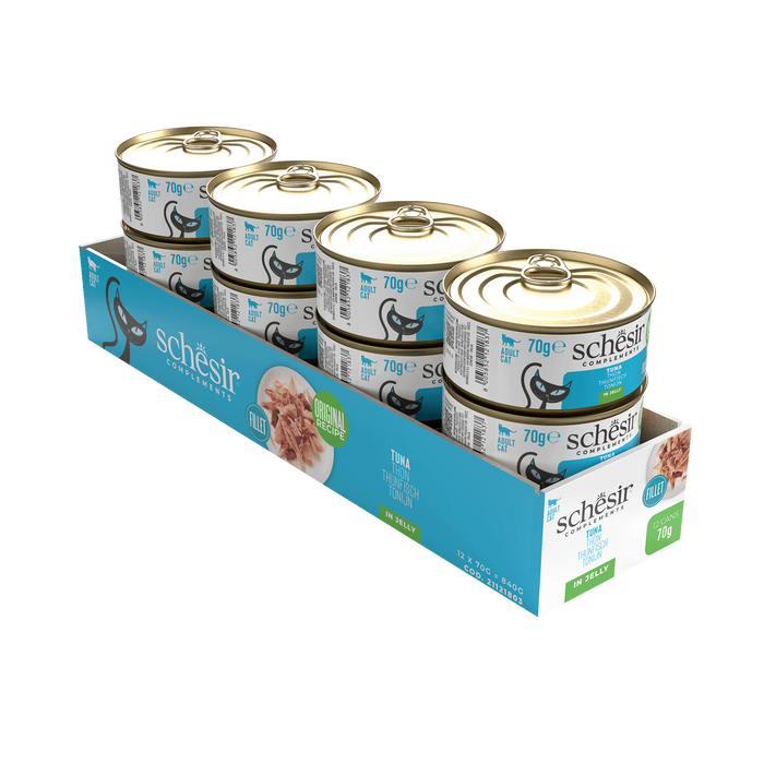 Schesir Complements mokra dla kota tuńczyk w galarecie 70g puszka