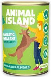 Animal Island karma mokra dla psa bażant z marchewką 400g