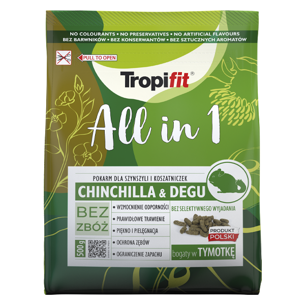 Tropifit All In 1 Chinchilla & Degu 500g