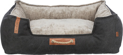 Trixie Legowisko Be Nordic Föhr dla psa/kota czarne/piaskowe 80x60cm