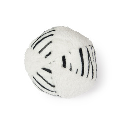 Karlie Piłka dla psa biała/wzór tygrysie paski pluszowa 11cm