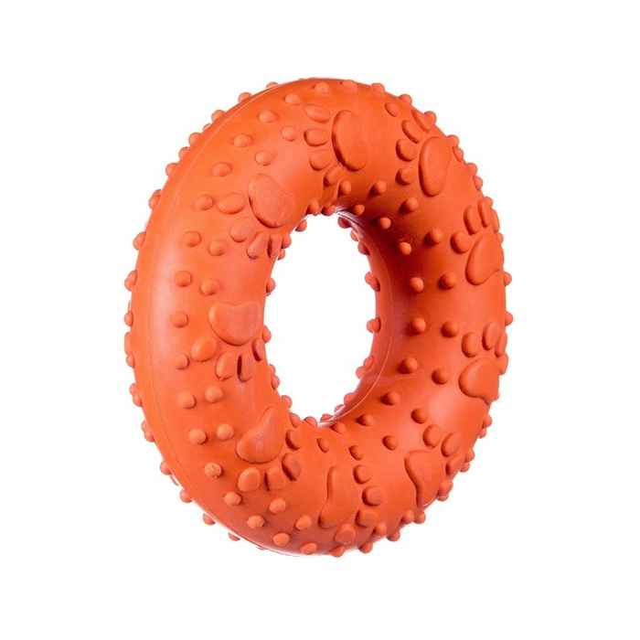 Barry King Ring pomarańczowy M 9cm gryzak dla psa