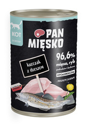 Pan Mięsko Adult z kurczakiem i dorszem  400g