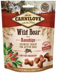 Carnilove Crunchy Snack Dzik z Owocami Dzikiej Róży 200g