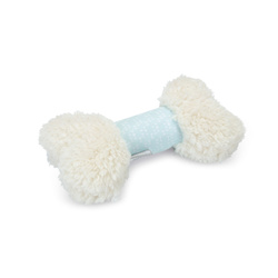 Karlie Zabawka dla szczeniaka kość pluszowa biała 20cm