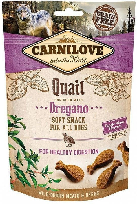 Carnilove Semi-Moist Snack Przepiórka z Oregano 200g