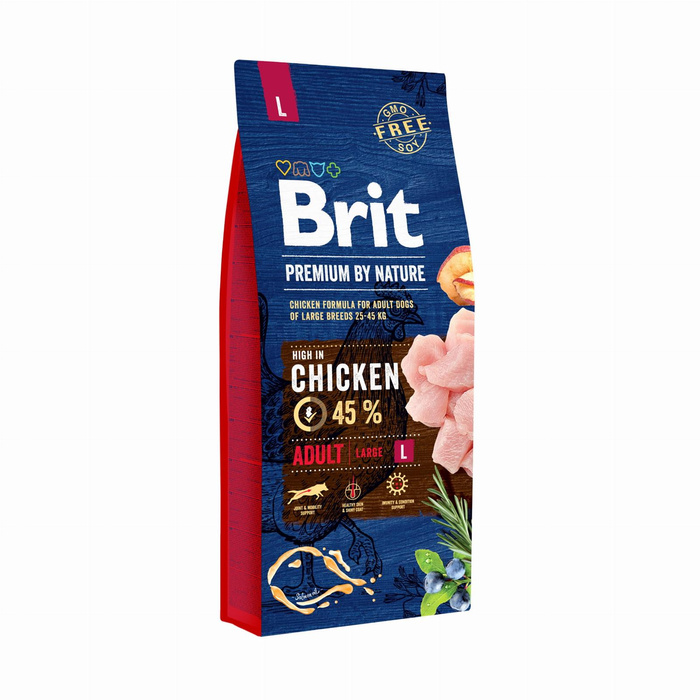 Brit Premium by Nature Adult L kurczak 15kg sucha karma