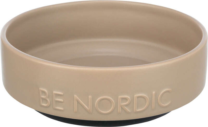 Trixie Miska Be Nordic taupe ceramika/guma 0,5l/16cm