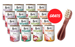 Brit Pate Meat Mix Smaków 24x400g