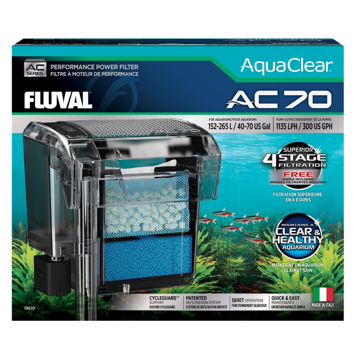 Fluval Filtr kaskadowy AC70 Power Filter 152-265 L