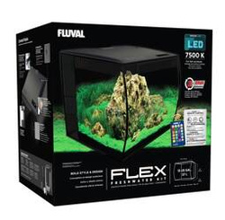 Fluval zestaw akwarium Flex czarny 57L