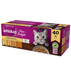 Whiskas Drobiowe Frykasy w galaretce 40x85g