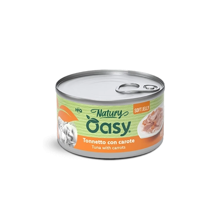 OASY Natury Soft Jelly - Tuńczyk z marchwią 150g