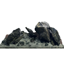 WIO Jade Bliss River zestaw do dekoracji do akwarium grafitowy 19kg pudełko