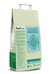 Sanicat Recycled Celulose żwirek uniwersalny celuloza 20l kompostowalny