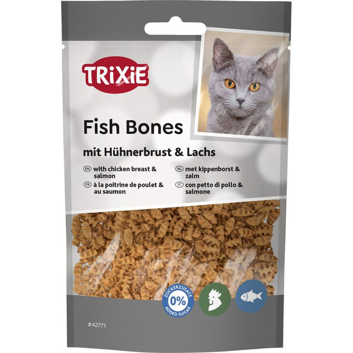 Trixie Fish Bones Przysmak dla kota z kurczakiem i łososiem 50 g