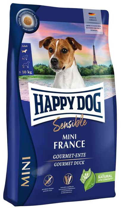 Happy Dog Sensible Mini Francja z kaczką 4kg