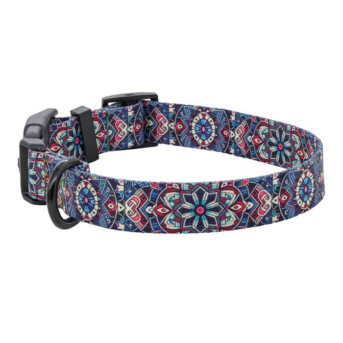 Barry King Obroża taśma dla psa Etno Mandala 16mm/30-47cm