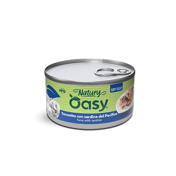 OASY Natury Soft Jelly - Tuńczyk z sardynkami 150g