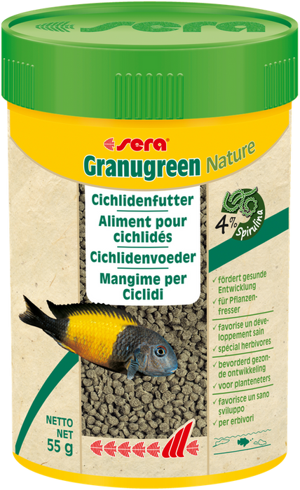 Sera Granugreen Nature 100 ml granulat pokarm dla pielęgnic