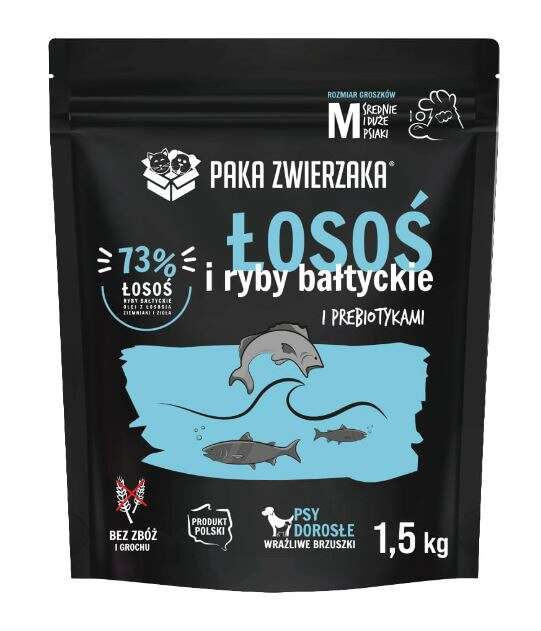 Paka Zwierzak Seven’th Heaven Łosoś Ryby Bałtyckie 1,5kg 