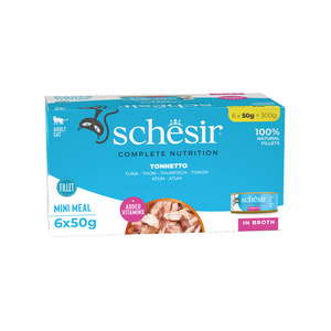 Schesir tuńczyk w bulionie 6x50 g multipak puszka