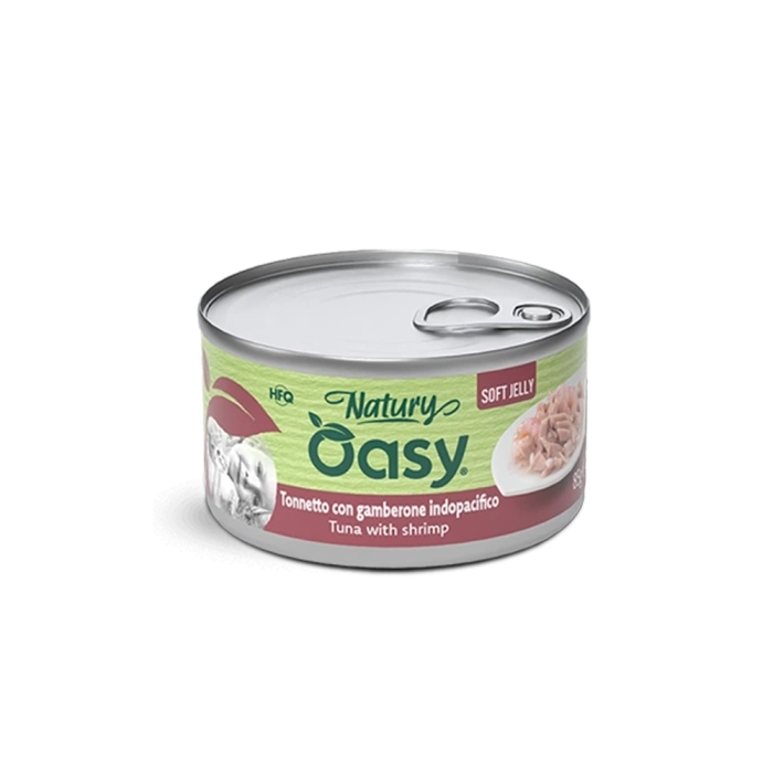 OASY Natury Soft Jelly - Tuńczyk z krewetkami 150g