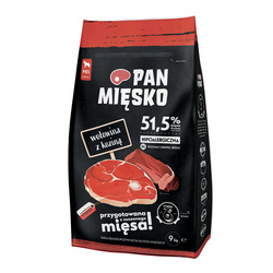 Pan Mięsko wołowina z koziną 9kg M