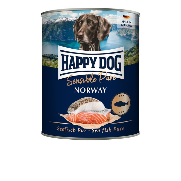 Happy Dog Sensible Pure Norway z rybami 800g