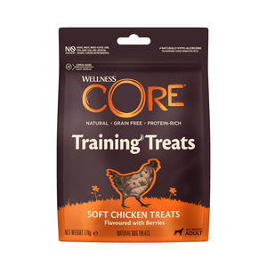 Wellness Core Treats przysmak kurczak i jagody 170g