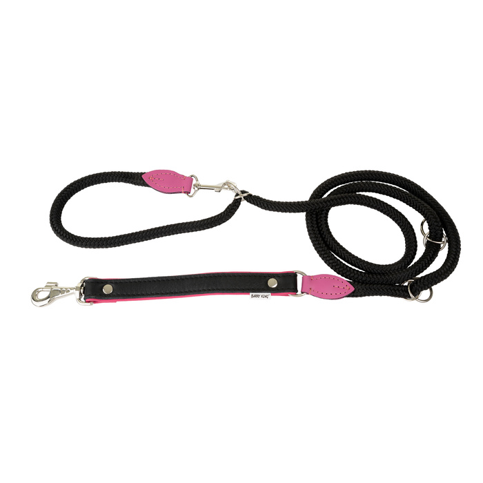 Barry King Smycz regulowana Skóra Łoś Strong 25mm/12/220cm różowy