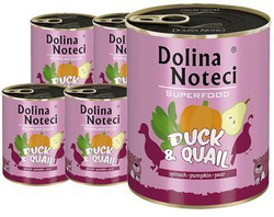 Dolina Noteci SuperFood Kaczka z Przepiórką 6x800g