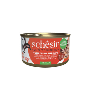 SCHESIR tuńczyk z krewetkami w galaretce 85g