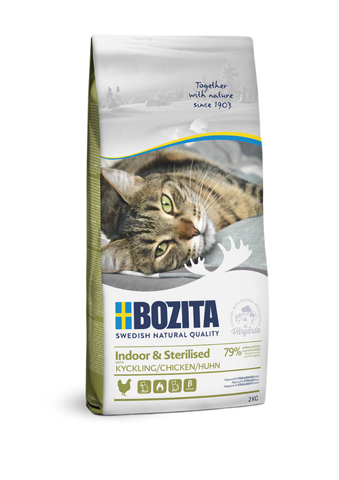 Bozita Indoor & Sterilised z kurczakiem 2kg