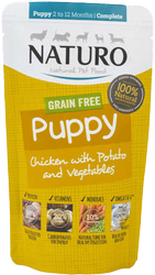 Naturo puppy z kurczakiem, ziemniakami i warzywami 150g