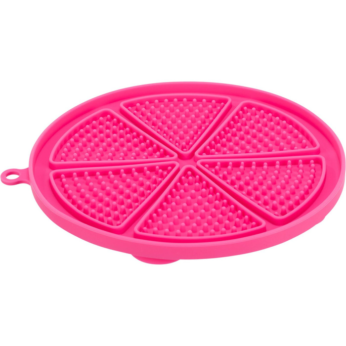 Trixie Taca na przysmaki Lick'n'Snack dla psa różowa silikon 18cm z przyssawkami