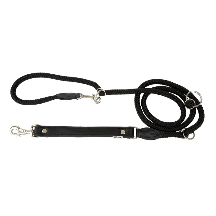 Barry King Smycz regulowana Skóra Łoś Strong 25mm/12/220cm czarny