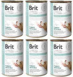 Brit Veterinary Diet Struvite Turkey&Pea 6x400g